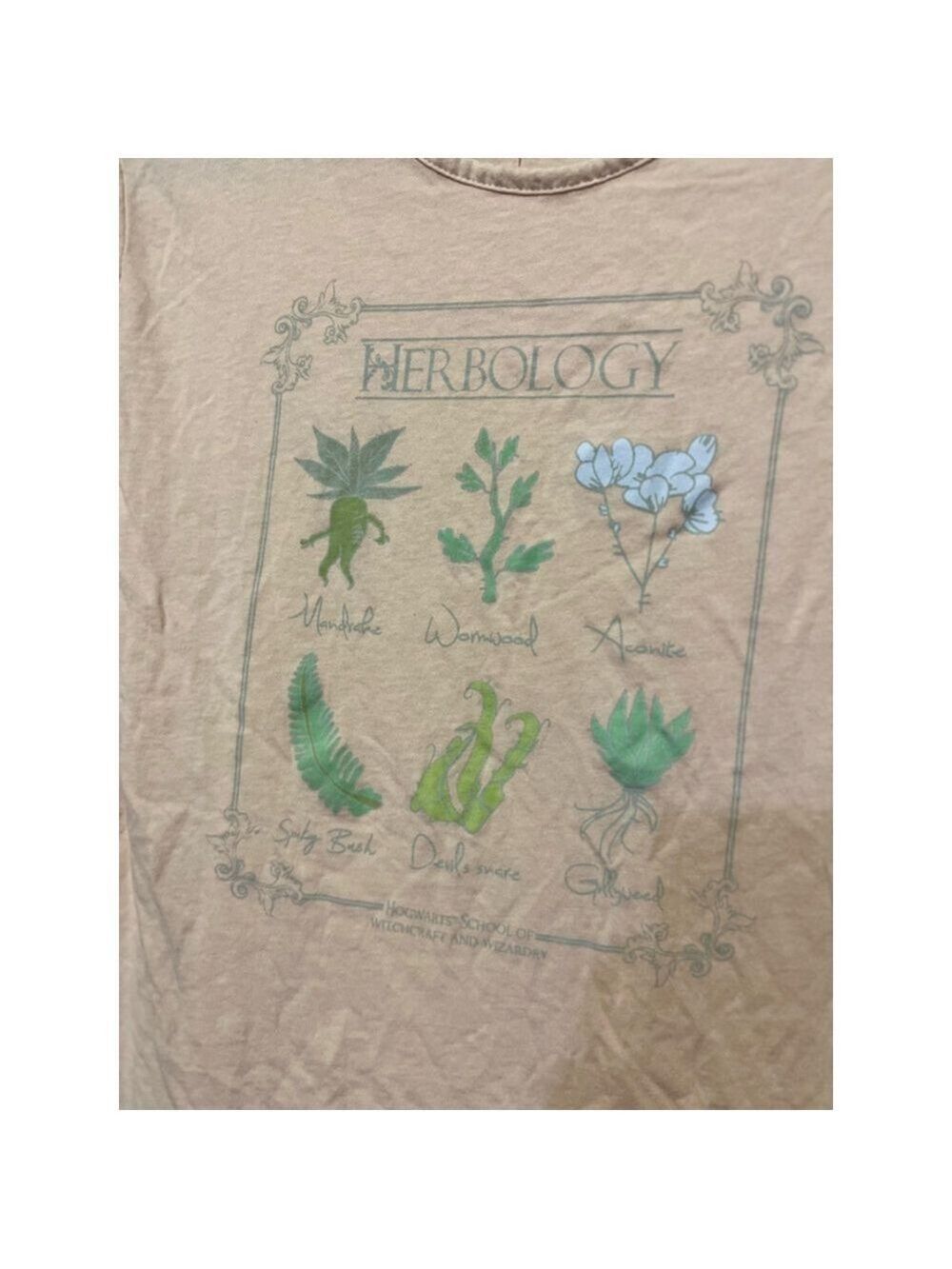 2 for $10 special☀️ Harry Potter Herbology Graphic T-shirt Women’s Size 2XL - Picture 3 of 4